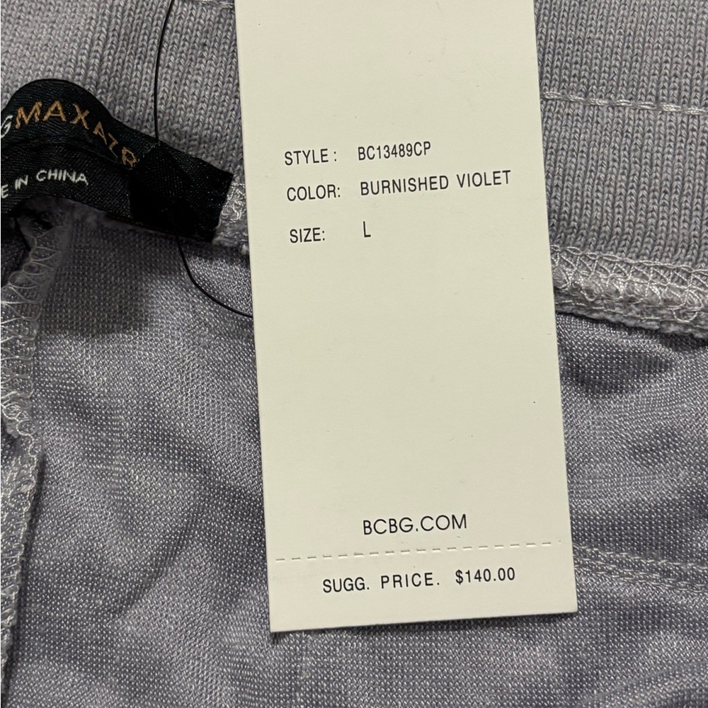 BCBGMaxAzria Silver Fabric with Black Label Size L - Picture 6 of 16